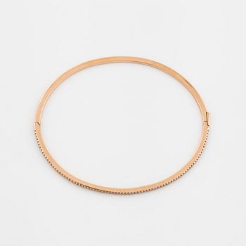 SOPHIE GYLLENHAMMAR, armring med briljantslipade diamanter, totalt 0.22 ct.