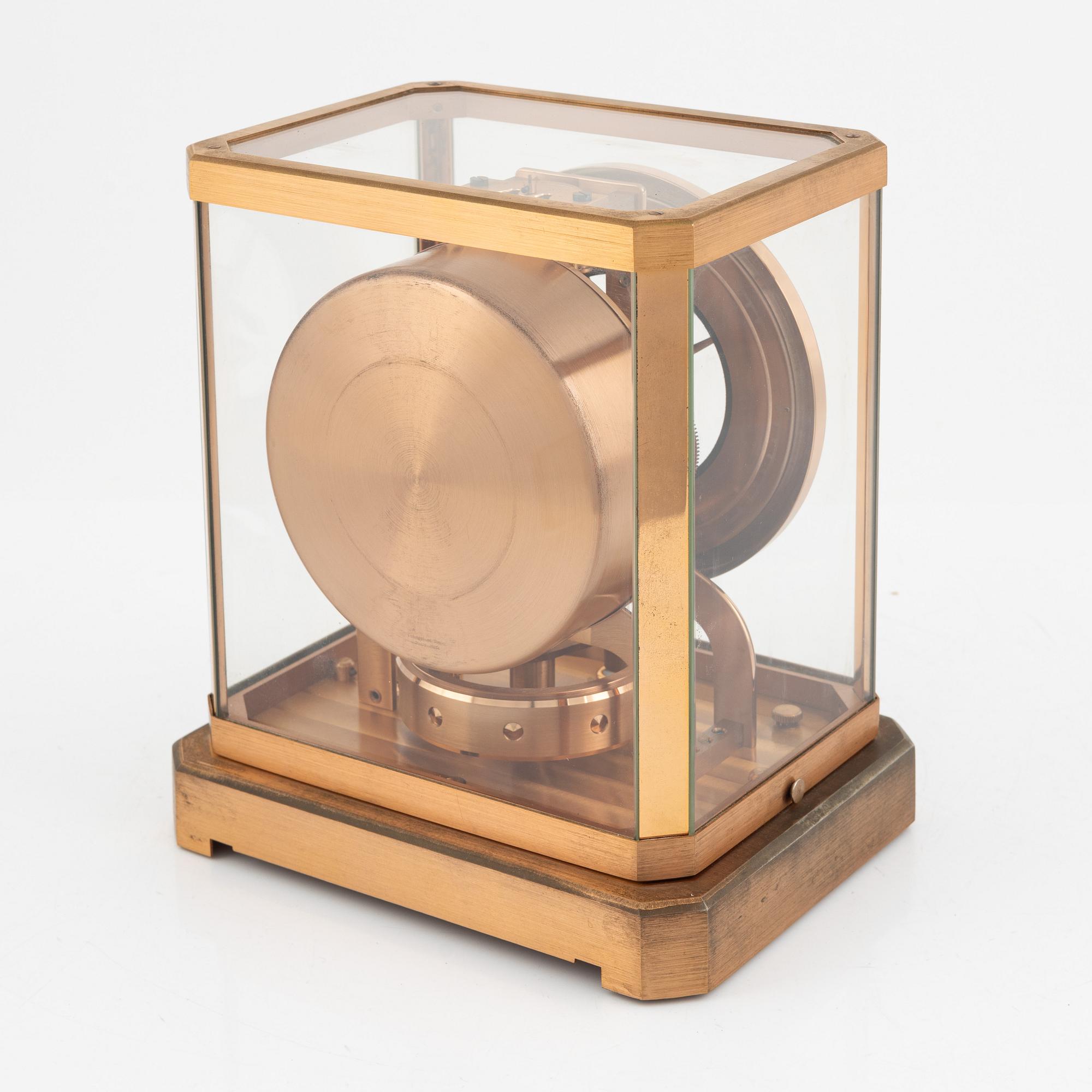 Jaeger-LeCoultre, bordsur, "Atmos", 1959, i originalbox.