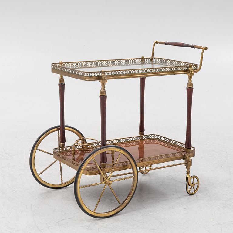 A serving trolley, second half of the 20th Century.