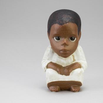 A stoneware figurine "Syd Maxi" by Lisa Larson for Gustavberg, probably 1990´s.