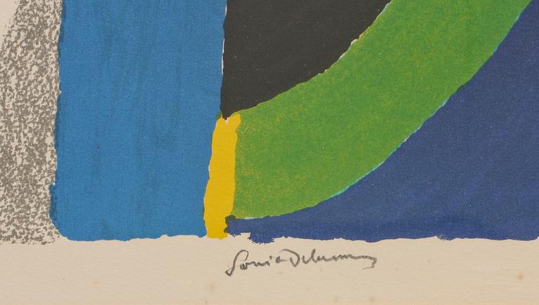 SONIA DELAUNAY, färglitografi, sign och numr 55/125.