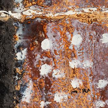 VICTOR MIRA, olja/blandteknik på duk, signerad. Signerad och daterad 1986-87  a tergo.