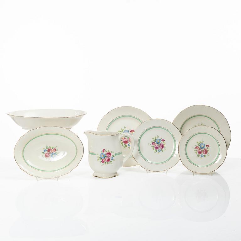Arabia, matservis, 80 delar, porslin, "Tellervo", i produktion 1949-1958.