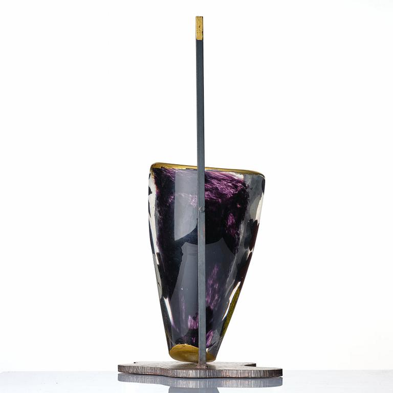 Reino Björk, a "Bad Love" glass sculpture/vase from the "New Eden series", New York Experimental Glass Workshop, USA 1990.