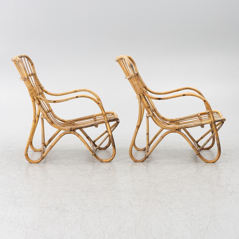 A par of armchairs, second half of the 20th Century.