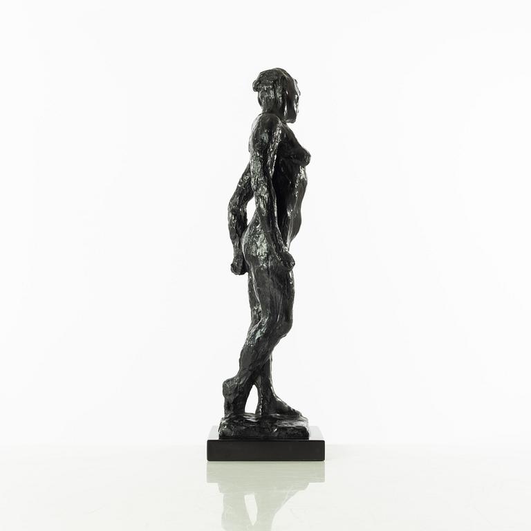 Gudmar Olovson, sculpture. Signed. Numbered. Foundry mark. Bronze, total height 41.5 cm, length 12 cm.
