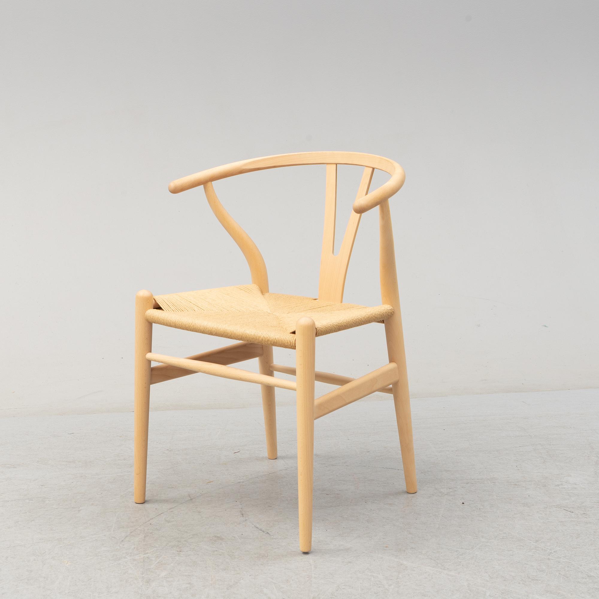 HANS J WEGNER, stol, "Y-stolen", Carl Hansen & Son, Danmark, 1900-talets andra hälft.