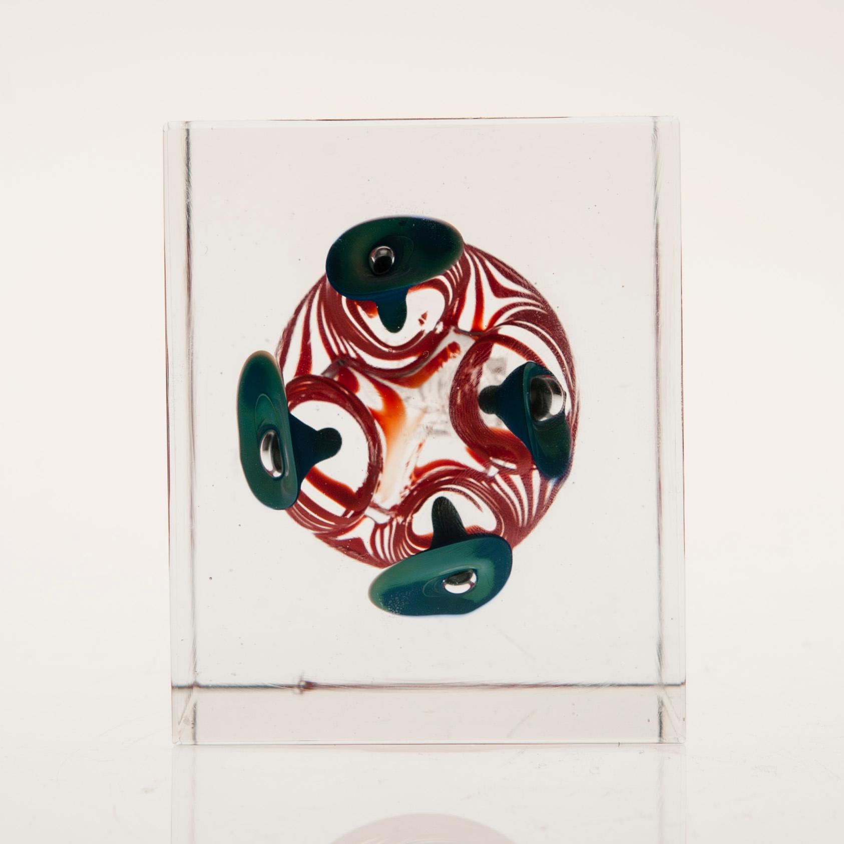 ÅRSKUB, glas, signerad Oiva Toikka, Nuutajärvi, numrerad 254/500.
