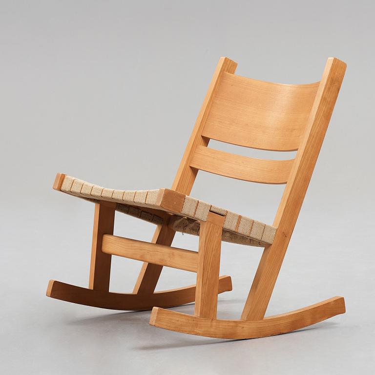 HANS J WEGNER, a rocking chair, model "GE674" for Getama, Denmark.