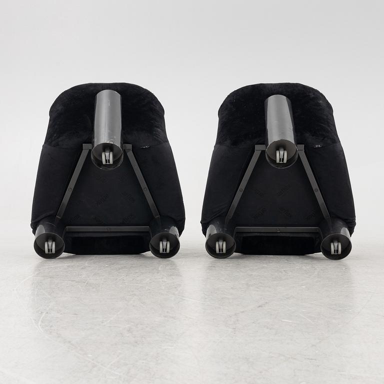 Cini Boiri, armchairs, a pair, "Botolo", Arflex, Italy.