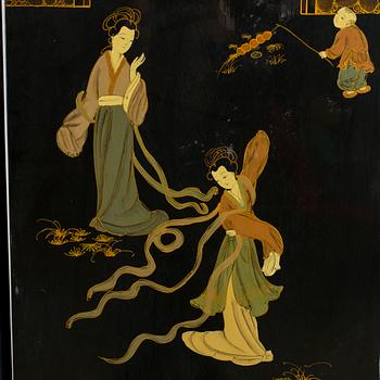 A Japanese folding screen  the 20th century.