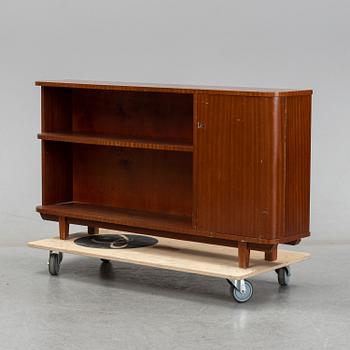 A mahogany veneered bookcase, 1940's/50's.