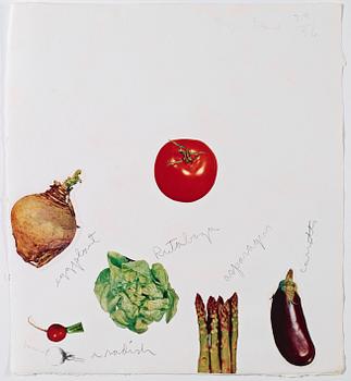 Jim Dine, "VegetablesV-VI".