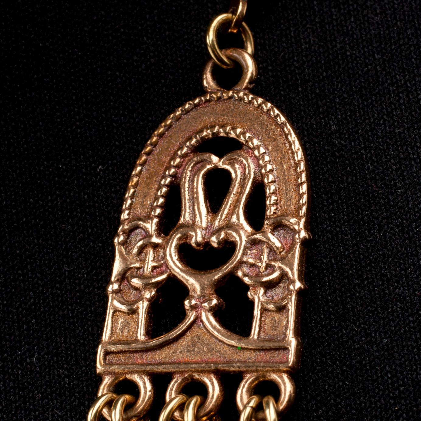 HALSSMYCKE och ARMBAND, brons, Kalevala Koru "Hämäläinen juhlakääty". 1900-talets slut/2000-tal.