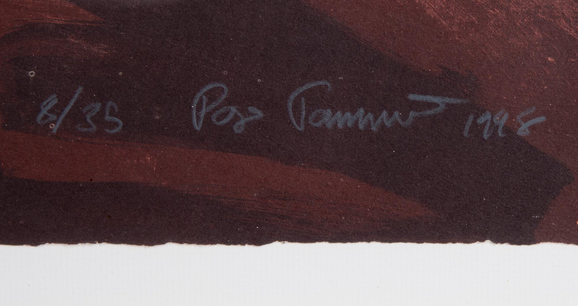PASI TAMMI, litografi, signerad, daterad 1998 och numrerad 8/35.
