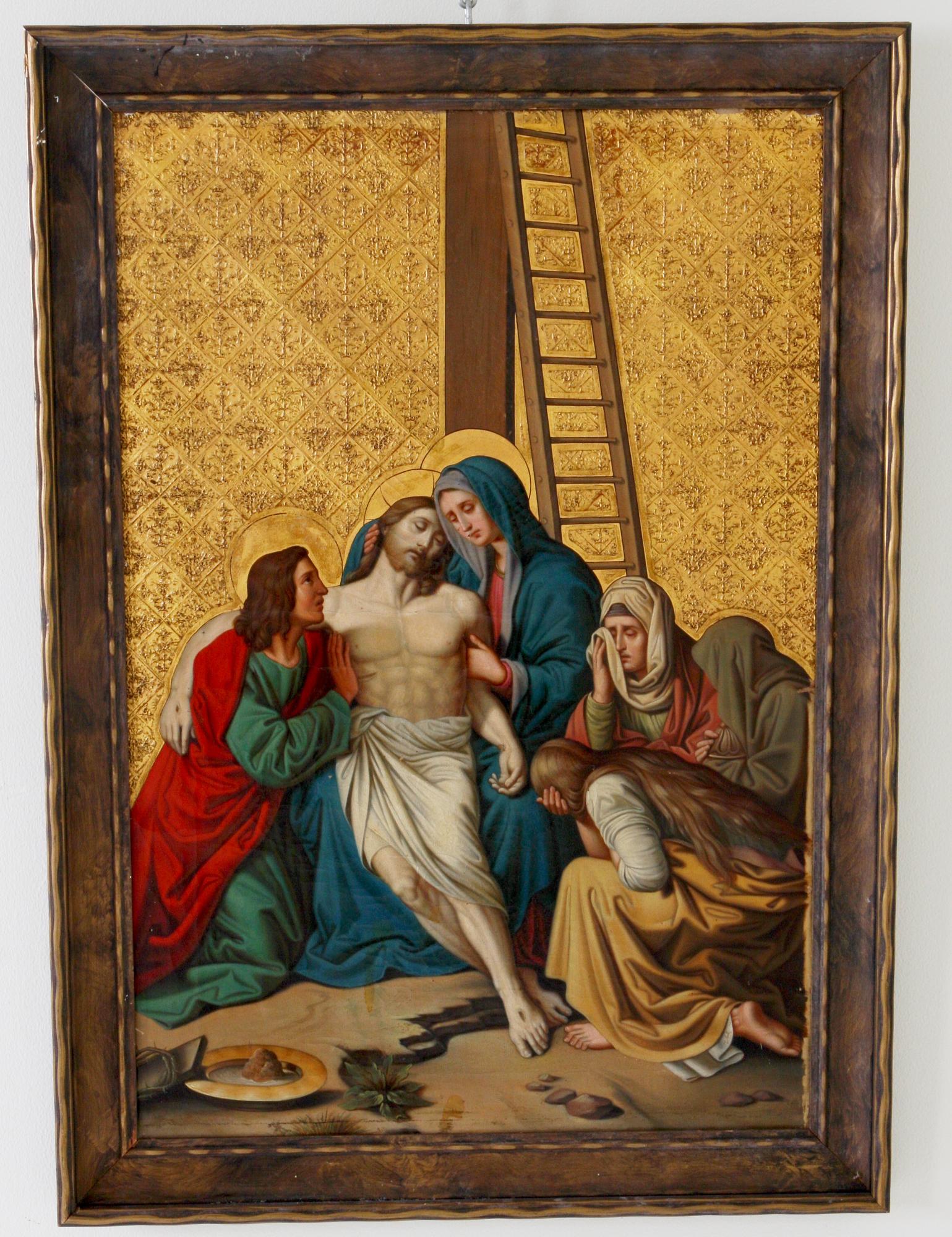 OKÄND KONSTNÄR, olja på duk, 1800-tal.