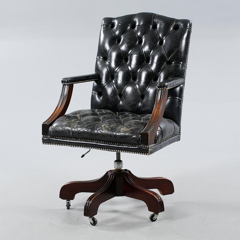 An office chair in english style, second half of the 20th century.