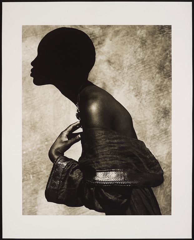 Albert Watson, "Naomi Campbell, Palm Springs, 1989".