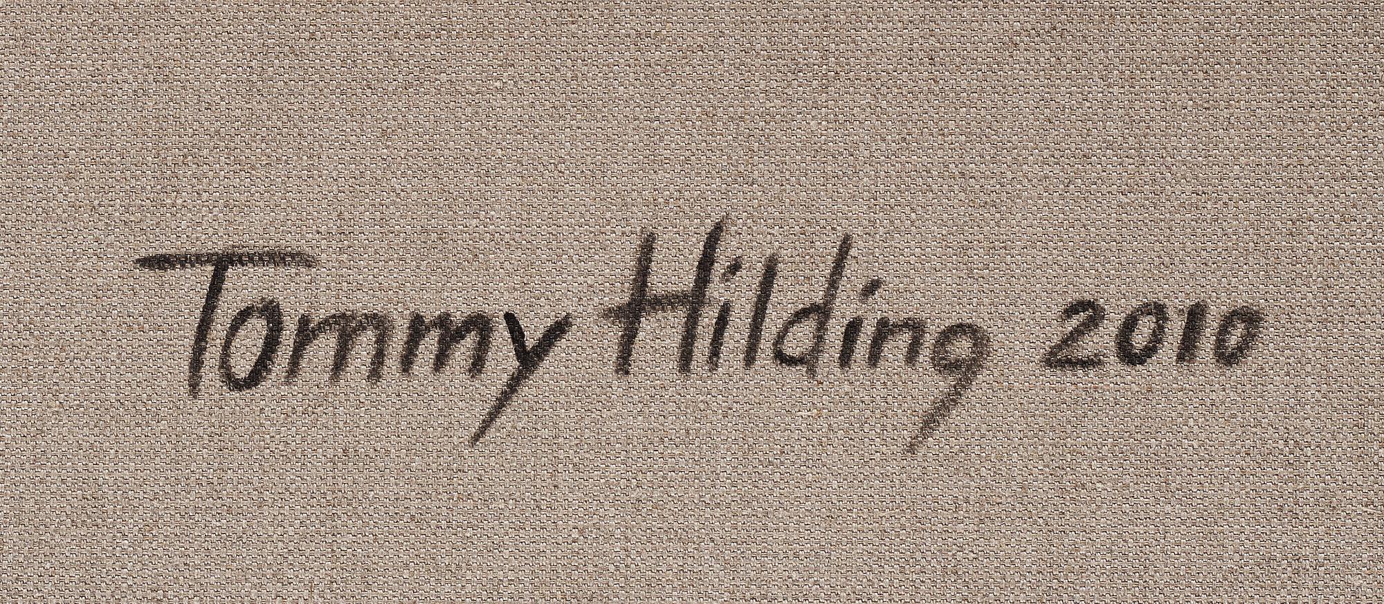 TOMMY HILDING, oil on canvas, signed and dated 2010 on verso.