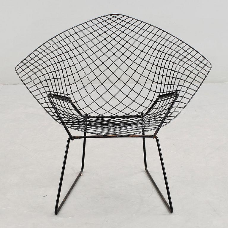 FÅTÖLJ, "Diamond chair", Harry Bertoia, 1960-tal.