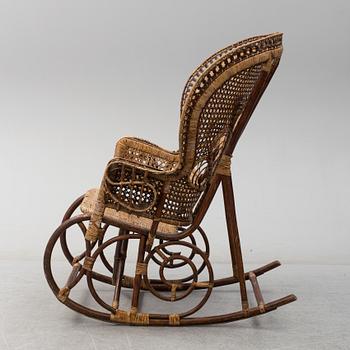 GUNGSTOL, rotting, omkring 1900.