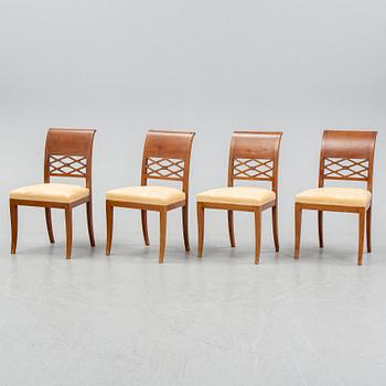 Stolar, 4 st, empirestil, 1900-talets första hälft.