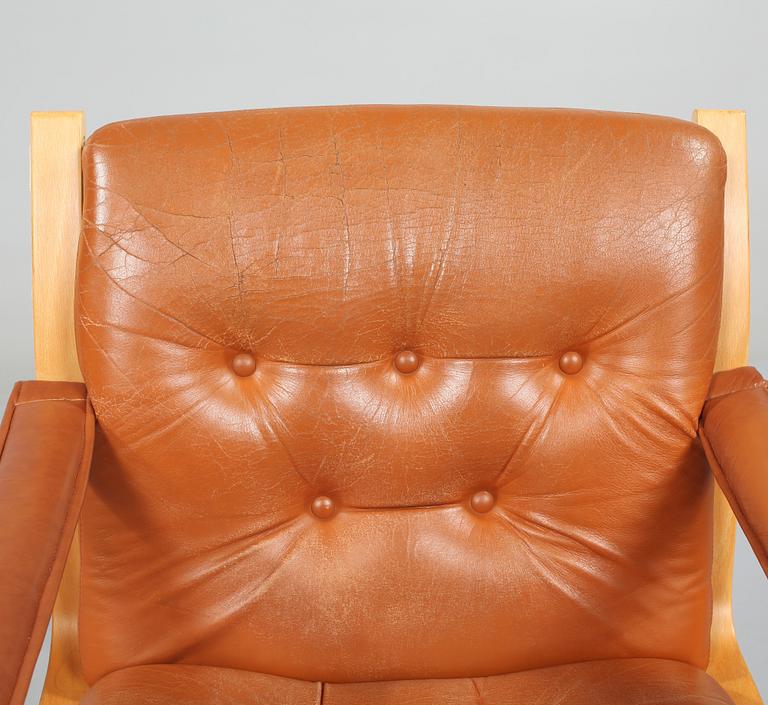 FÅTÖLJER, ett par, Westnofa Furniture, Norge, 1900-talets andra hälft.