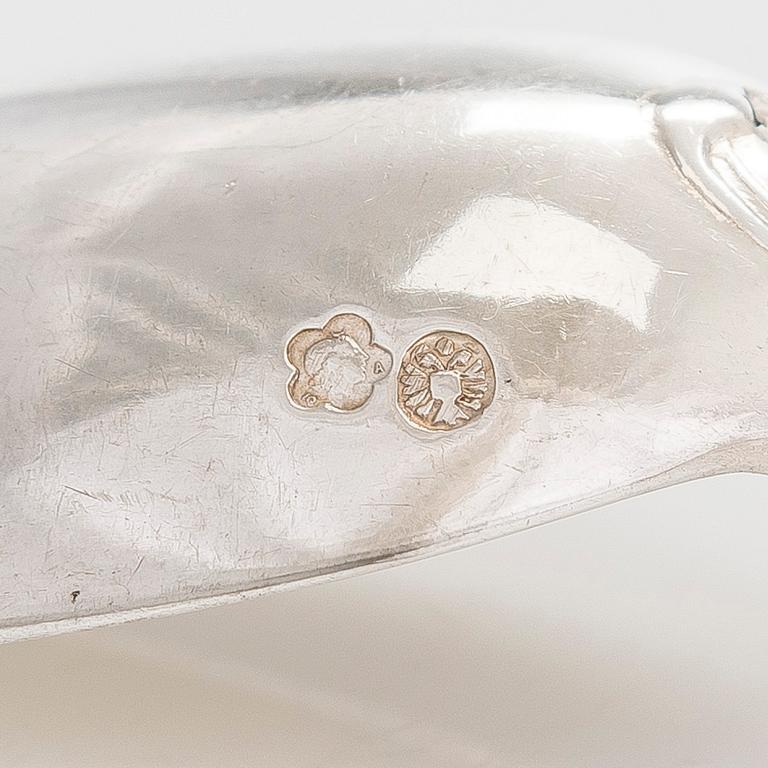 Josef Carl Klinkosch, dessertskedar, 12 st, silver, Wien, 1872-1922.