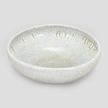 Friedl Holzer-Kjellberg, A stoneware floor bowl, signed ARABIA -F.H.Kj.- 50.