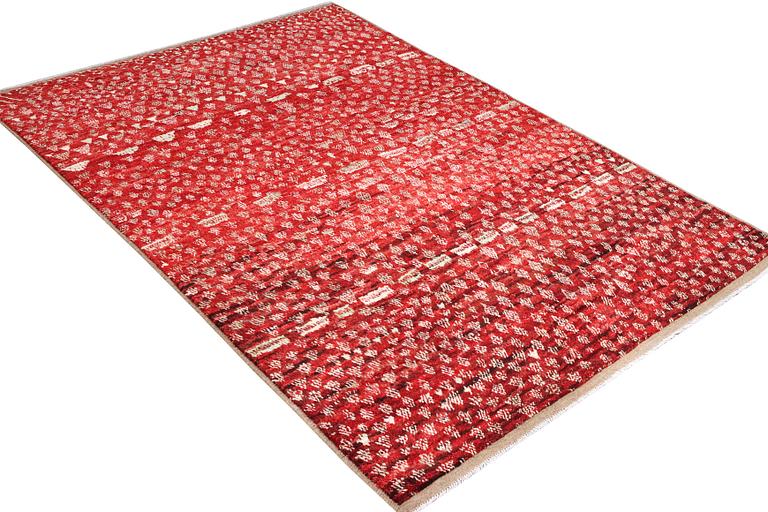 A Moroccan carpet, c. 247 x 173 cm.