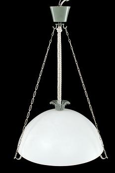 TAKLAMPA, Gunnar Asplund, Atelje Lyktan, 1900-talets andra hälft. Höjd ca 30 cm.