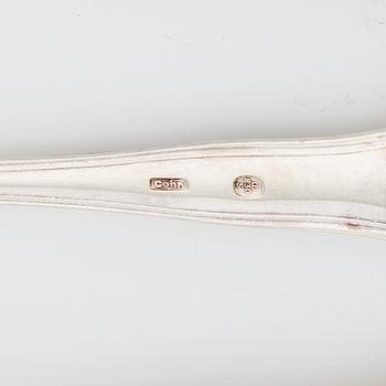 A silver cutlery, model 'Sachsisk', mark of Cohr, Denmark, and Mema, Sweden (40 pieces).