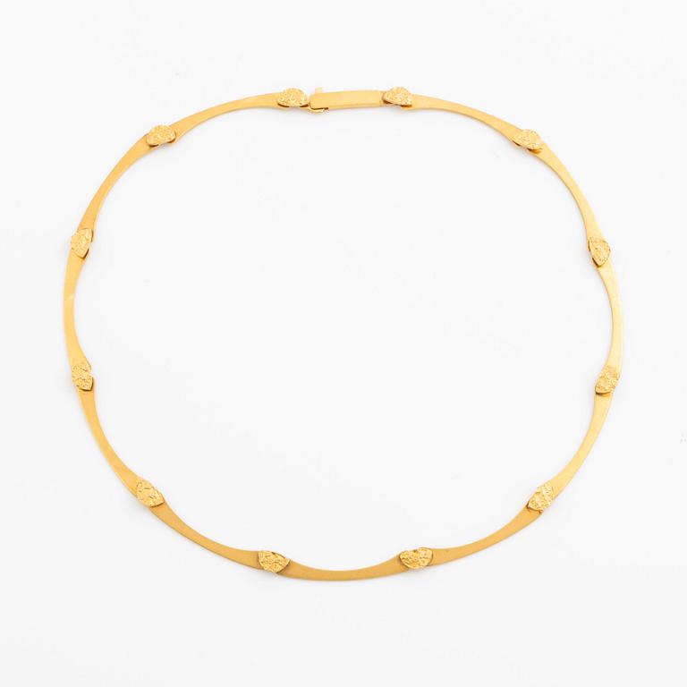 Björn Weckström, collier "Hades", 18K guld, Finland 1980.