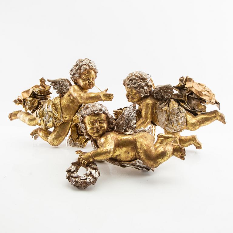 Putti 3 pcs modern production.