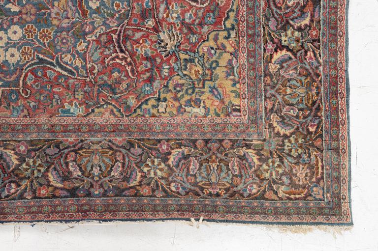A semi-antique Khorasan rug, east Persia, c. 242 x 140 cm.