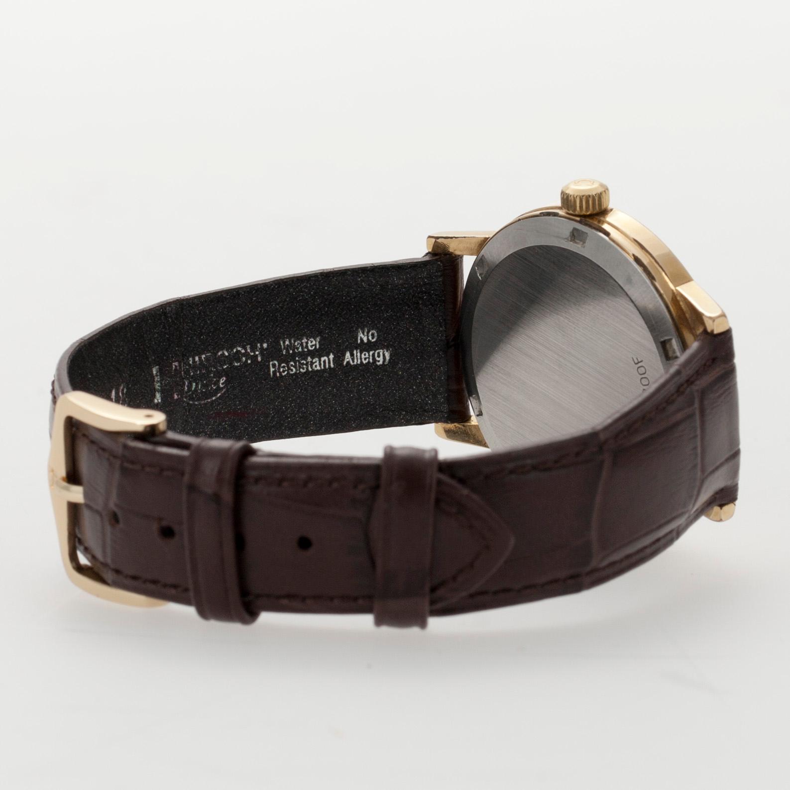 ARMBANDSUR, herr, Omega 1950-60-tal, delvis förgylld.