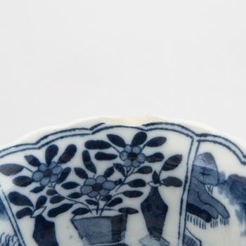 A Chinese 18th century porcelain cup and suacer.