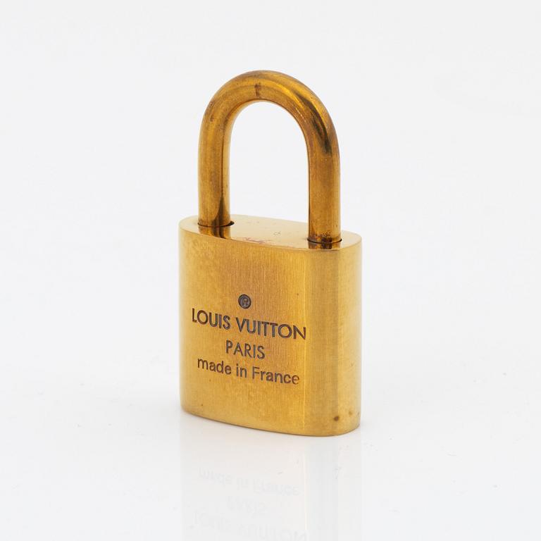 Louis Vuitton, padlock with keys.
