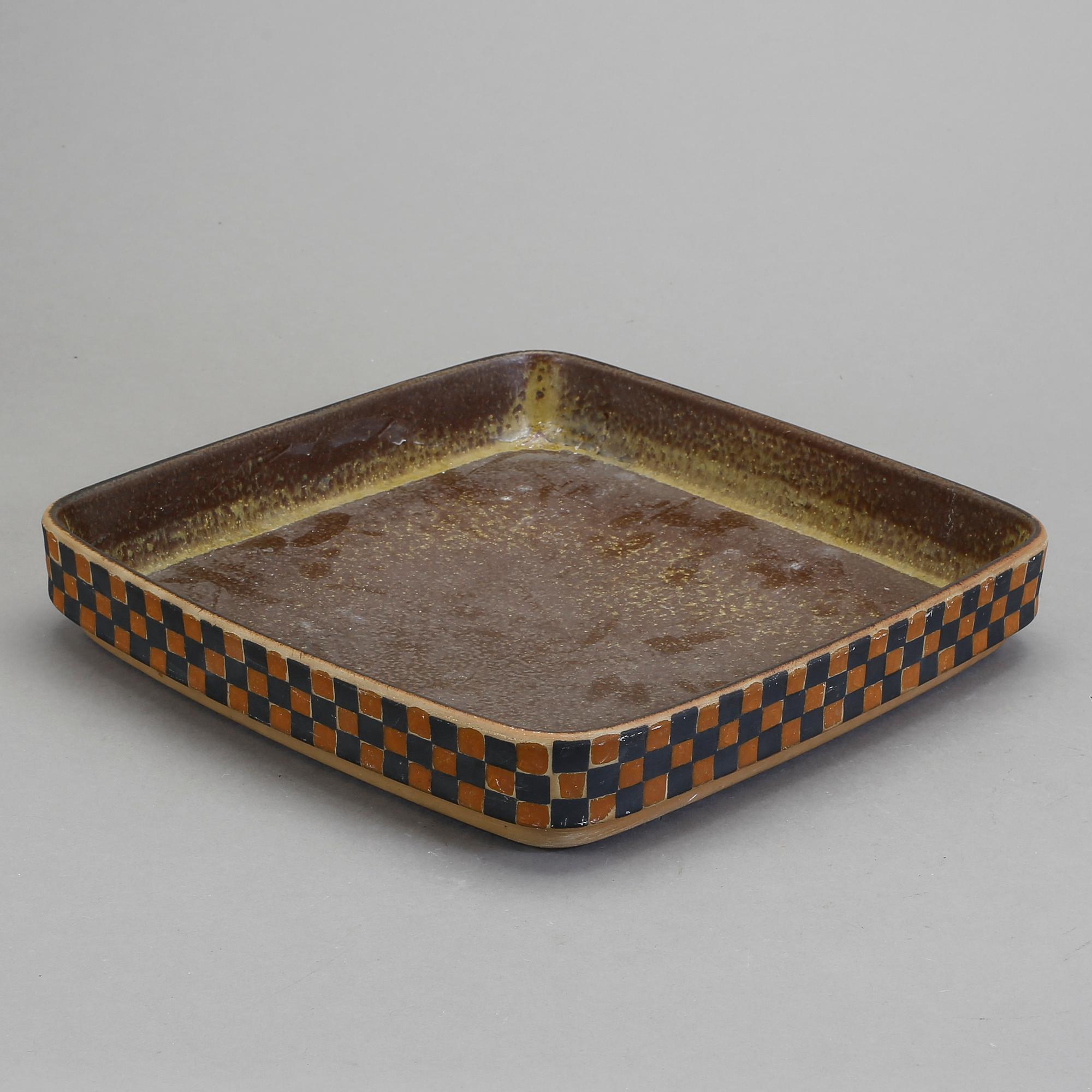 SKÅLFAT, stengods. "Silur", Stig Lindberg, Gustavsberg 1960-tal.