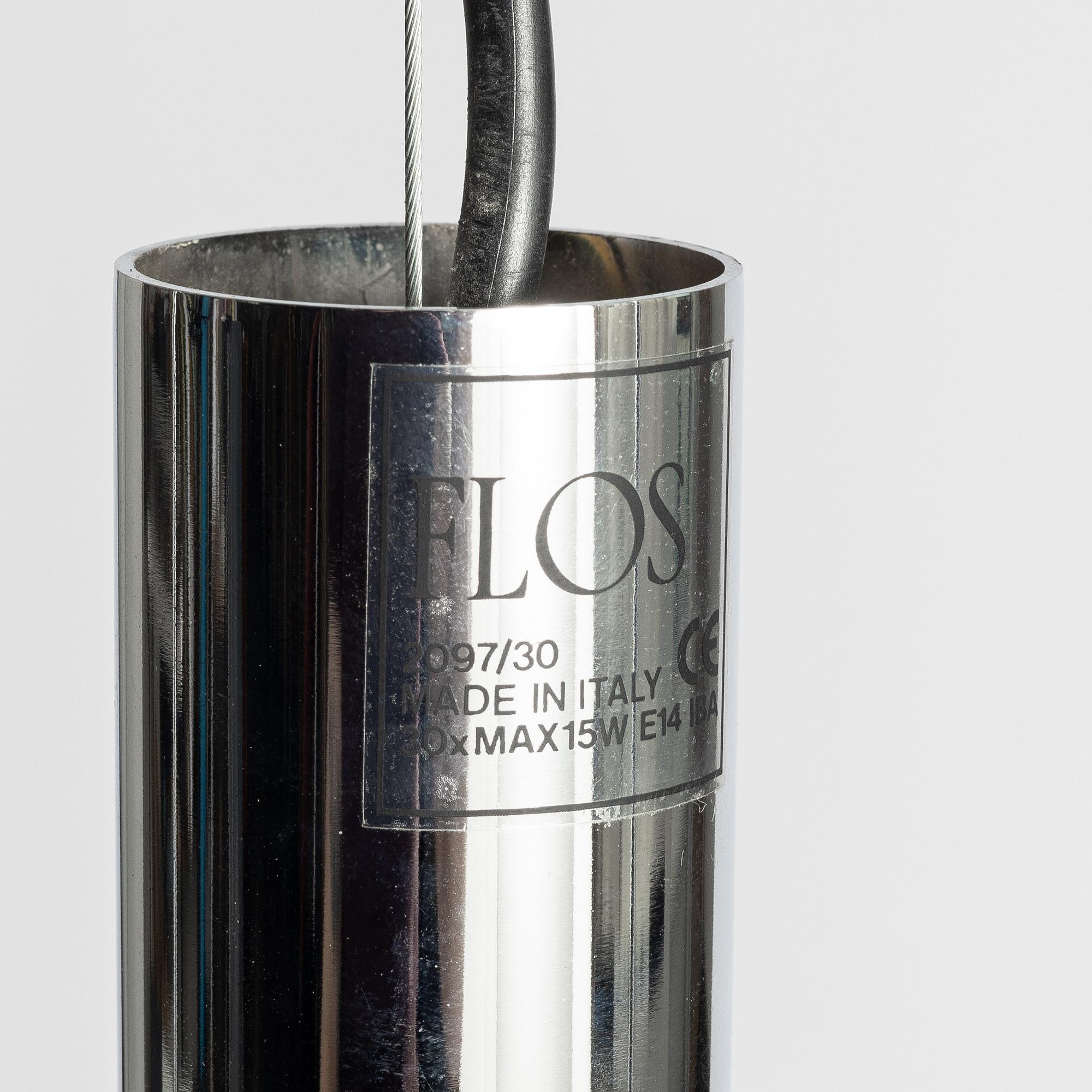 Gino Sarfatti, chandelier, model 2097/30, Flos, Italy.
