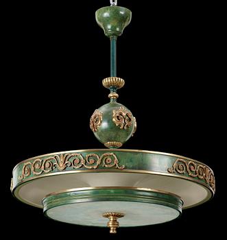 TAKLAMPA, 1930/40-tal. H 70.