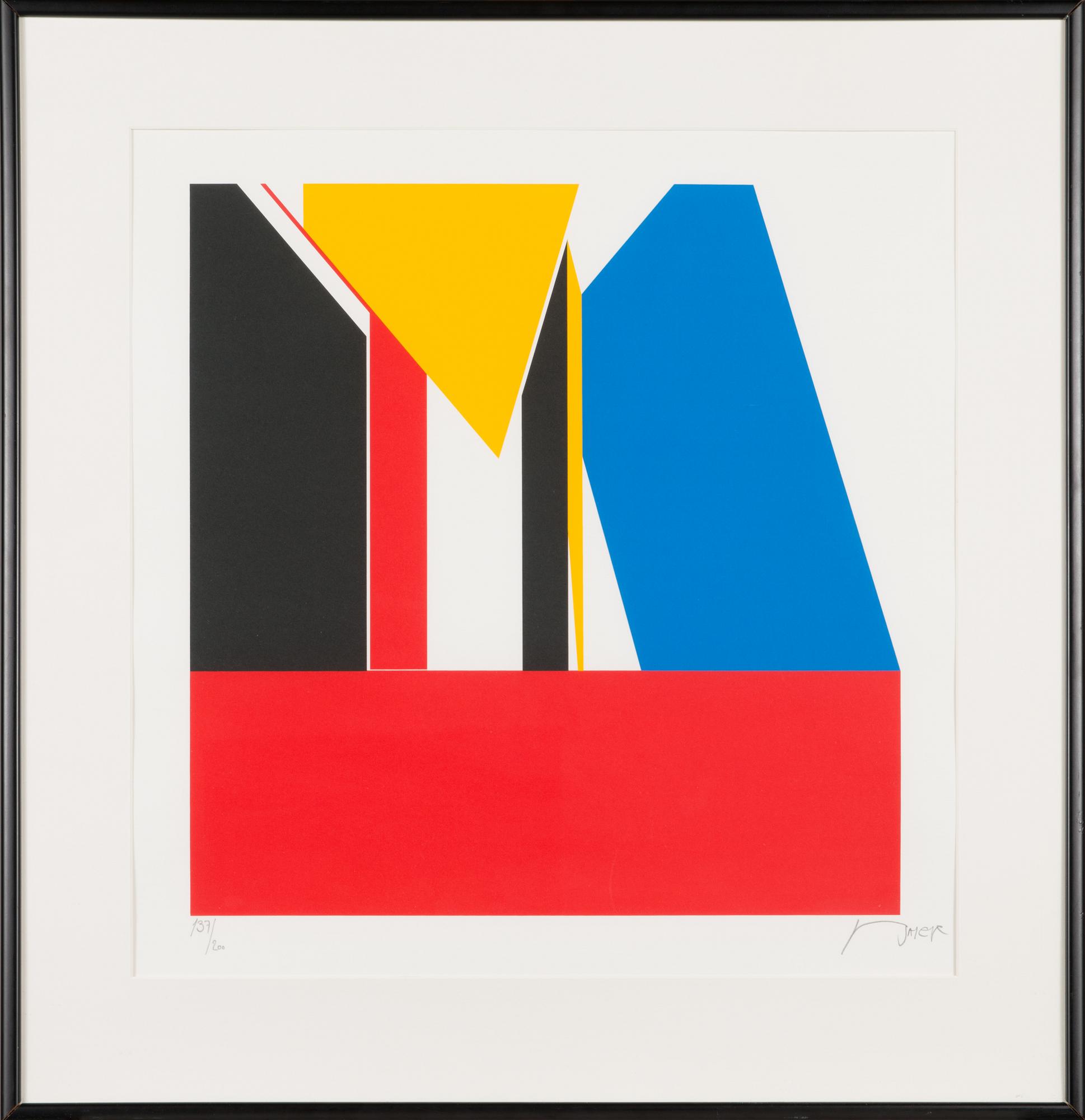Jean Baier, silkscreen, signed and numbered 137/200.