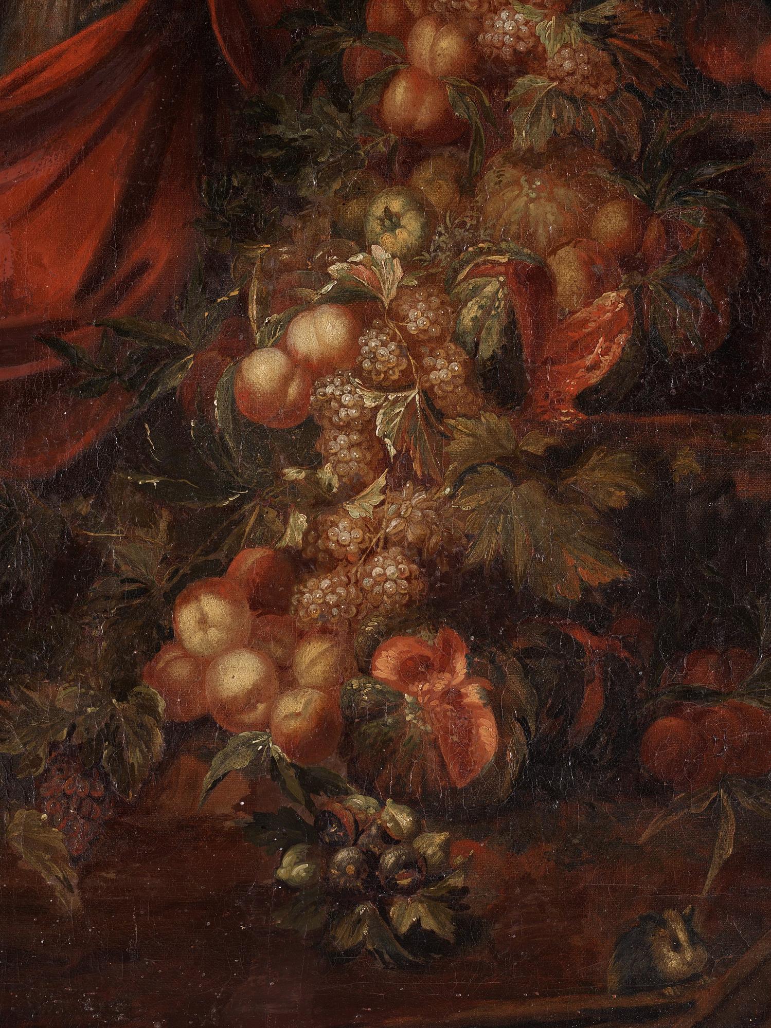 Abraham Brueghel, hans krets, Allegori över sommaren.