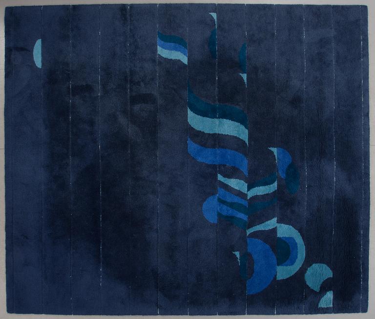 MATTA, flossa, Kasthall, motiv av Beck & Jung, 1973. Ca 297 x 253 cm.