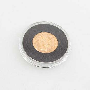 Guldmynt Danmark, Christian X 10 dkr, 1900.