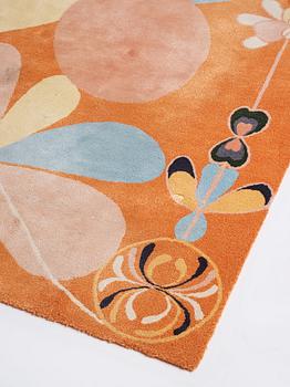 Hilma af Klint, a carpet ''Group IV, no 4. The Ten Largest youth'', handmade, 7/10, c 315 x 234 cm.
