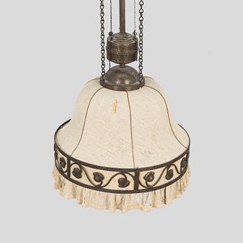 Counter weight light, early 20th century.