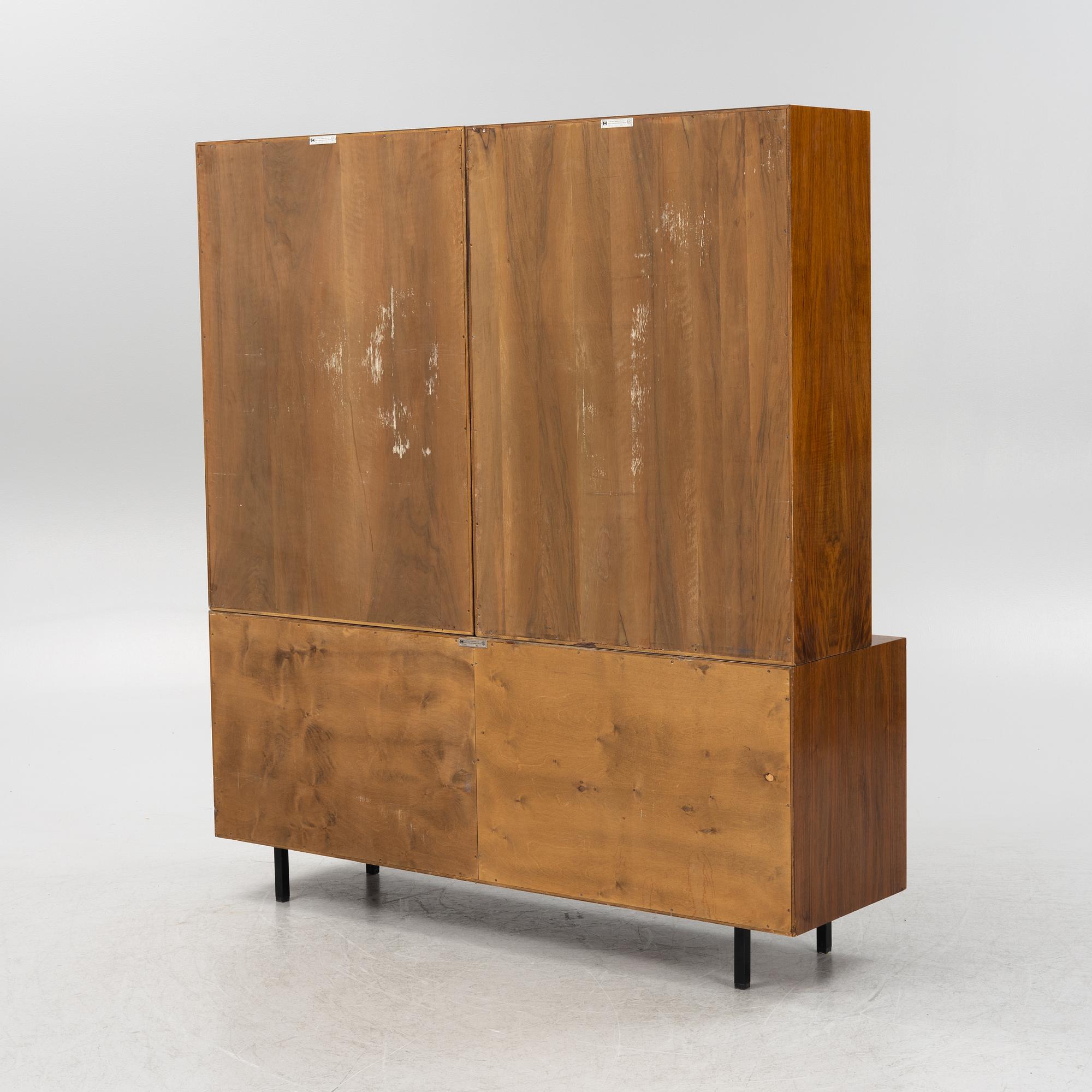 Florence Knoll, a sideboard with book cases, Knoll International, license manufactured by Nordiska Kompaniet, 1959.