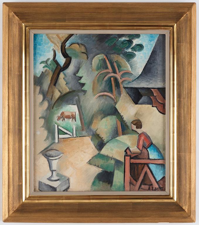 André Lhote, "La fermière et la vache/Femme au balcon".