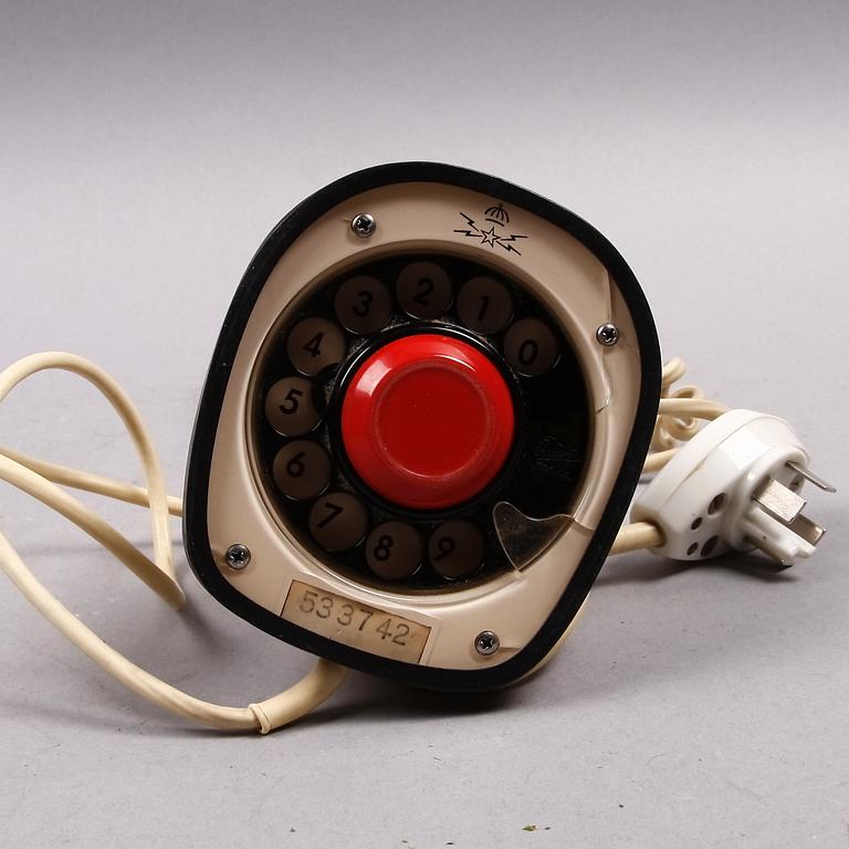 KOBRATELEFON, plast, "Ericofonen", LM Ericsson.